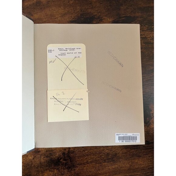 Lost World Of The Aegean Book By Time-Life Books 1977 - Picture 3 of 4